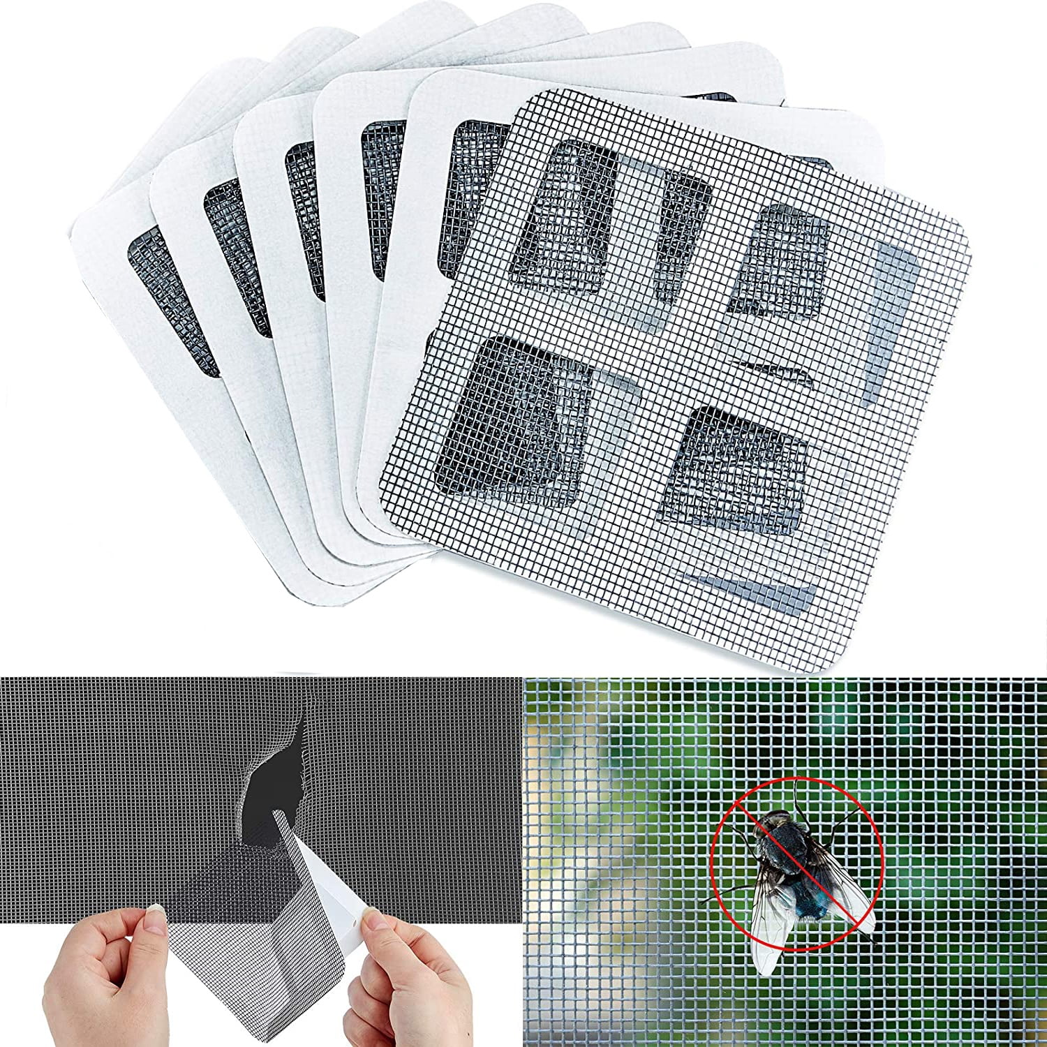 window mesh stickers