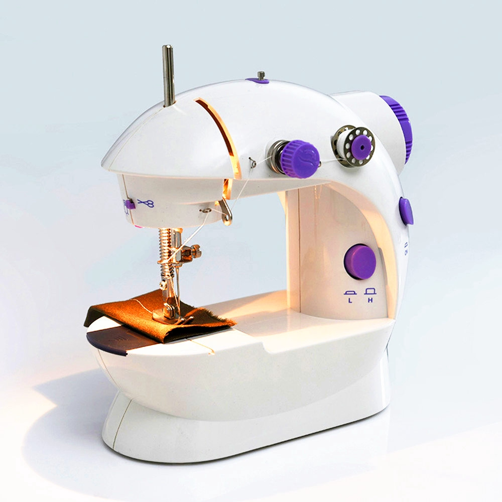 Electric Mini Sewing Machine For Home Hand Machine To Sew 110/220V Speed  Adjustment With Light Handheld Sewing Machine | Shopee Philippines