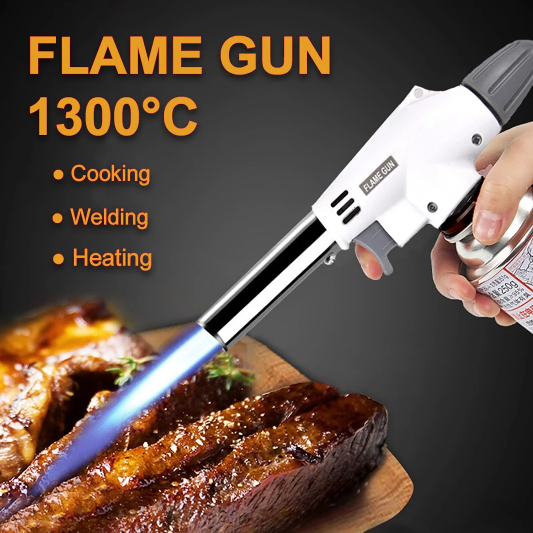920 Portable Metal Welding Burner Flame Gas Torch Flame Gun Blowtorch  Cooking Soldering Butane AutoIgnition Lighter BBQ Heating|Chimeneas| -  AliExpress