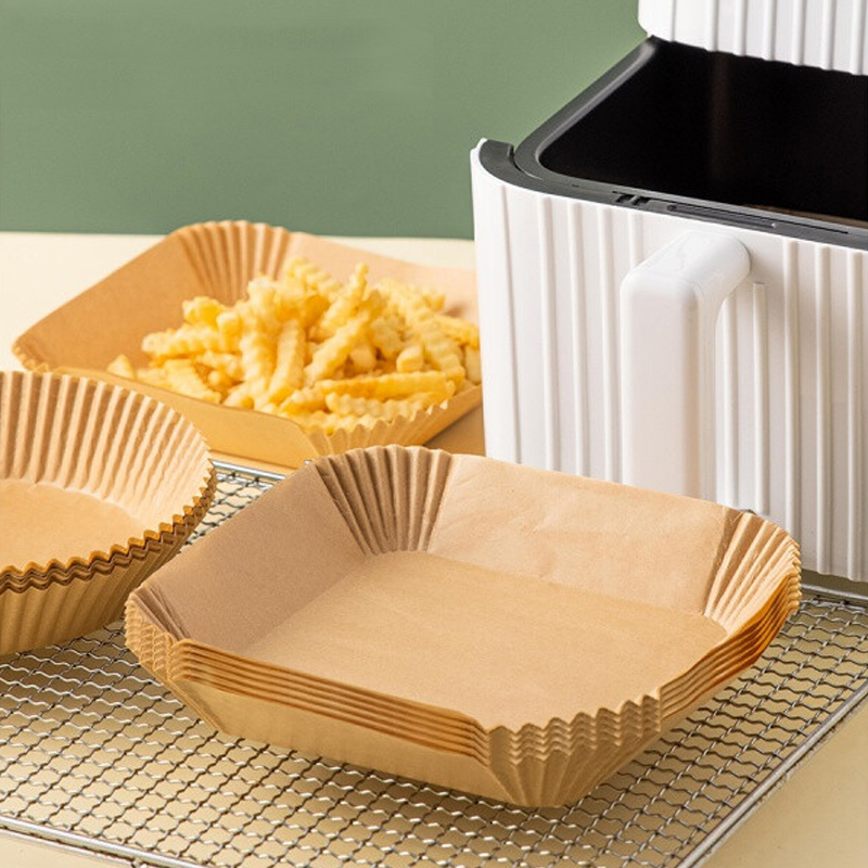 Wholesale Square Air Fryer Disposable Paper Liner Non-Stick Mat Steamer  Baking Paper Mats Air Fryer Paper Dropshipping kraft food box From  m.alibaba.com